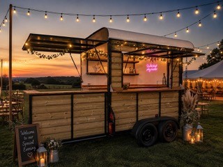 Horse box conversion to a party catering kitchen